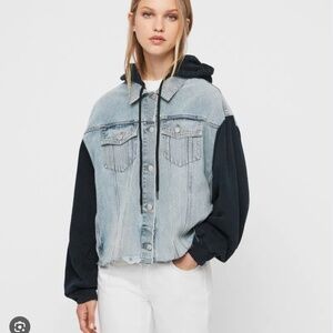 All Saints Milena Sweatshirt Jacket